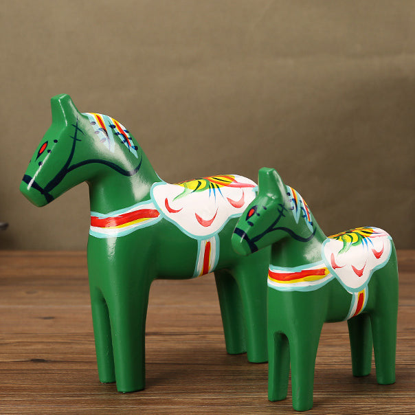 Wholesale of Painted Wooden Horse Ornaments From Dala, Sweden